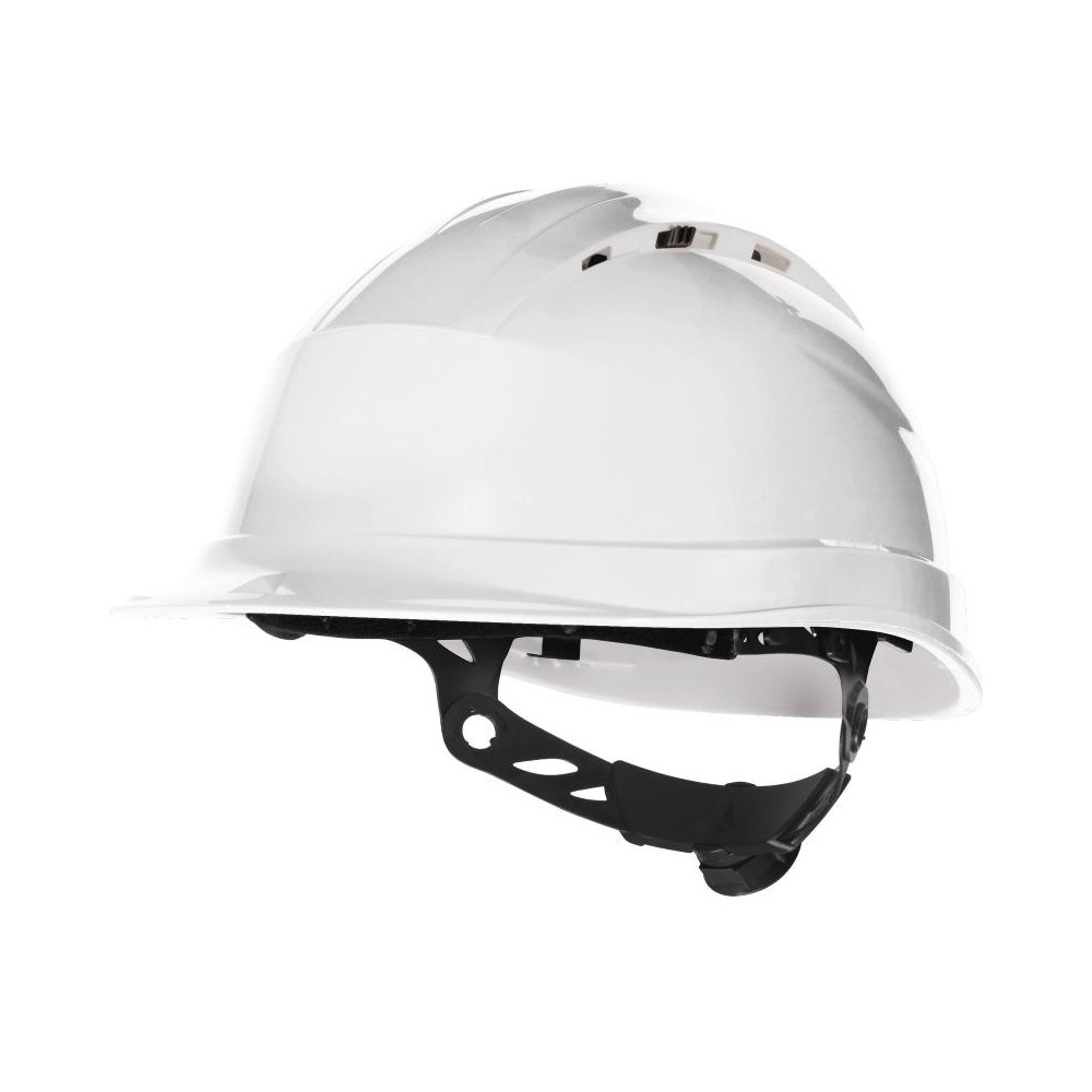 WHITE ENGINEER HELMET WITH VENTILATED ROTOR QUARTZUP4