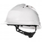 WHITE ENGINEER HELMET WITH VENTILATED ROTOR QUARTZUP4