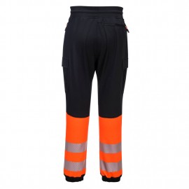 PANTALON FLEXIBLE KX3 AV NEGRO/NARANJA M