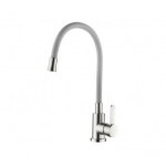 SINGLE LEVER SINK WITH FLEXIBLE GRAY