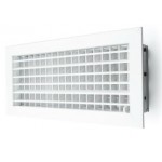 DOUBLE LAMA WHITE GRILLE 300X100MM