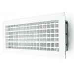 REJILLA DOBLE LAMA BLANCO 300X100MM