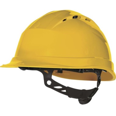 YELLOW ENGINEER HELMET WITH VENTILATED ROTOR QUARTZUP4