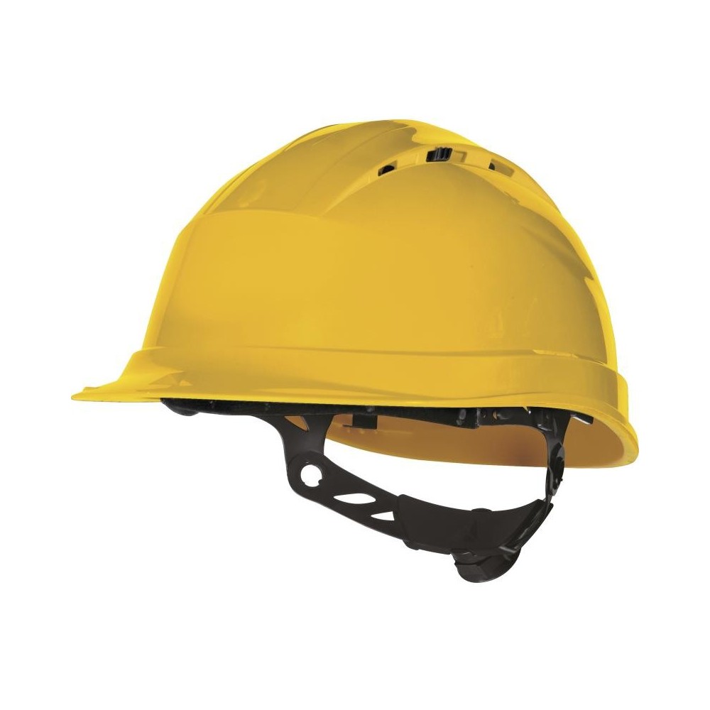 YELLOW ENGINEER HELMET WITH VENTILATED ROTOR QUARTZUP4