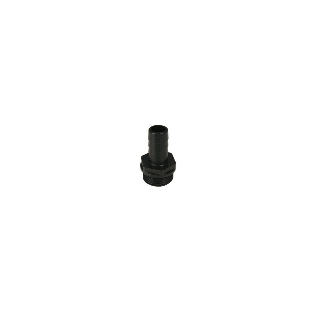 RACOR PORTAMANGUERA TERMOPLASTICO ROSCA MACHO 1" Ø INTERIOR 20