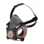 SEMIMASCARA FORCE 8 GRIS/ROJO S/FILTRO G