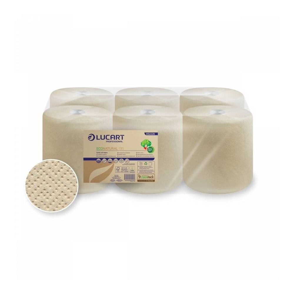 BOBINA PAPEL DOBLE CAPA ECONATURAL USO ALIMENTARIO (UNIDAD)